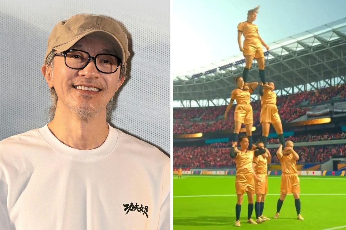 Stephen Chow is the screenwriter and director of the movie "The Kungfu Women's Football Team". Photo: Xinhua