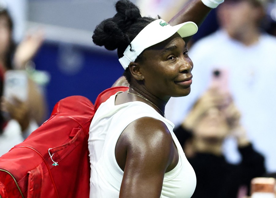Venus Williams solo podrá jugar en la primera ronda del US Open 2026 a las 0:13. Foto: US Open