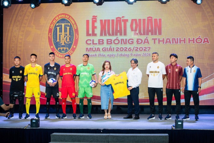 Thanh Hóa FC sale a participar en la V.League 2026-2027. Foto: THFC