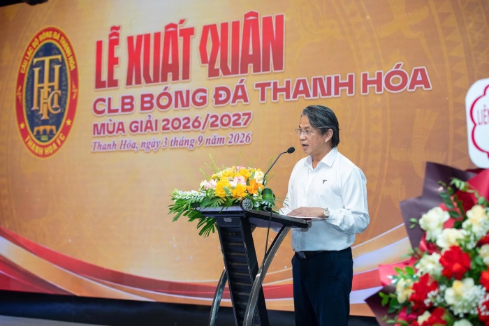 Ông Lê Xuân Tưởng - tân Chủ tịch câu lạc bộ Thanh Hóa. Ảnh: THFC