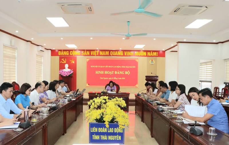 Party Committee activities of the Thai Nguyen Provincial Labor Federation Agency. Photo: Thai Nguyen Trade Union