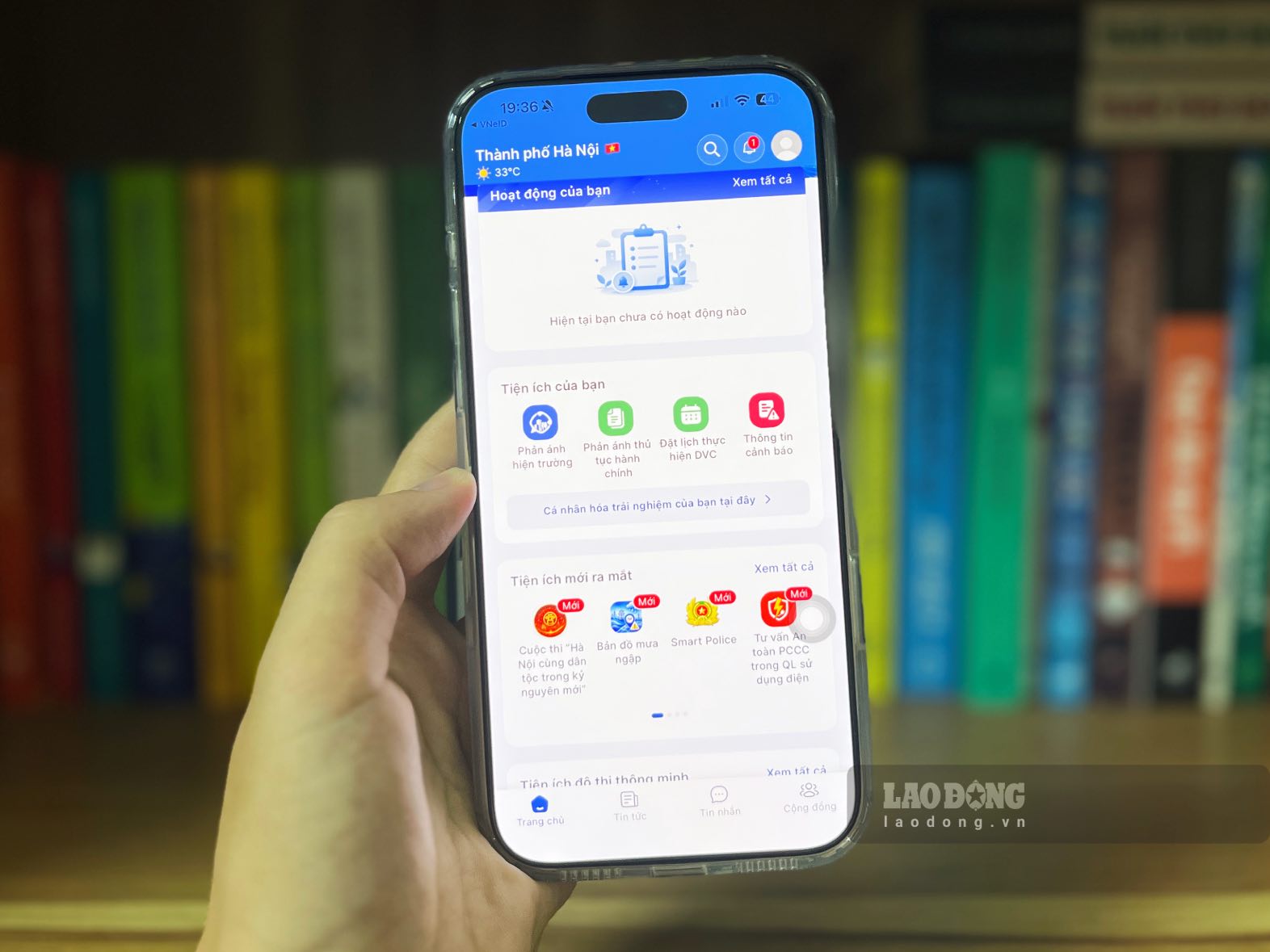 Mini App được tích hợp ngay trên iHanoi. Ảnh: Hoài Anh
