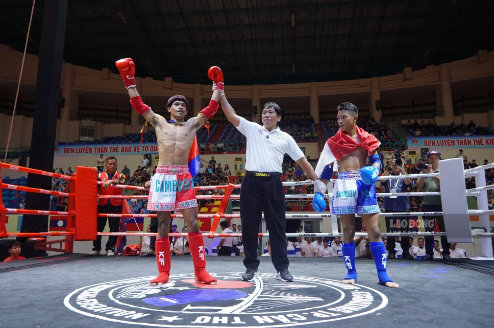The 1st Kun Khmer Asian Championship in 2026 is held in Can Tho with 11 participating countries. Photo: Ta Quang