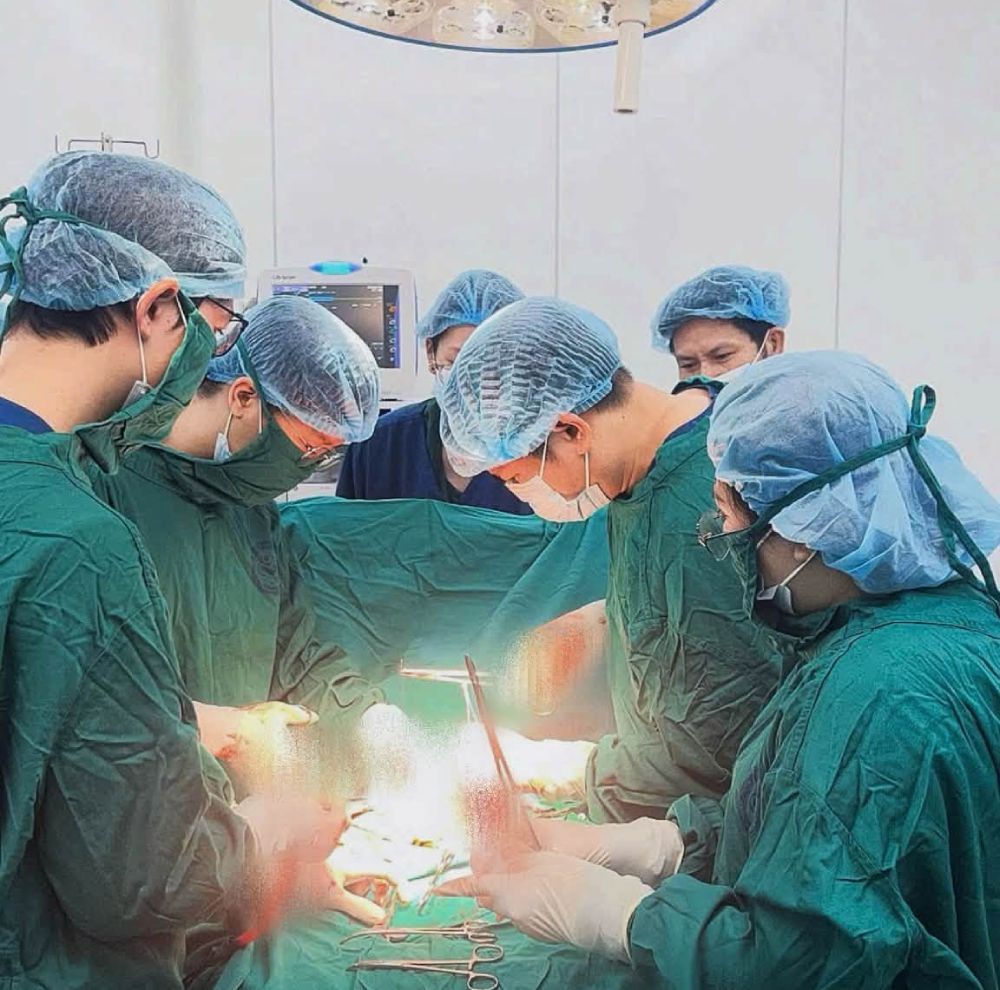 The fetal heart rescue was still good but the uterus ruptured. Photo: Central Obstetrics and Gynecology Hospital