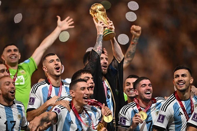 Argentina phải tập làm quen với cuộc sống không có Messi. Ảnh: AFP