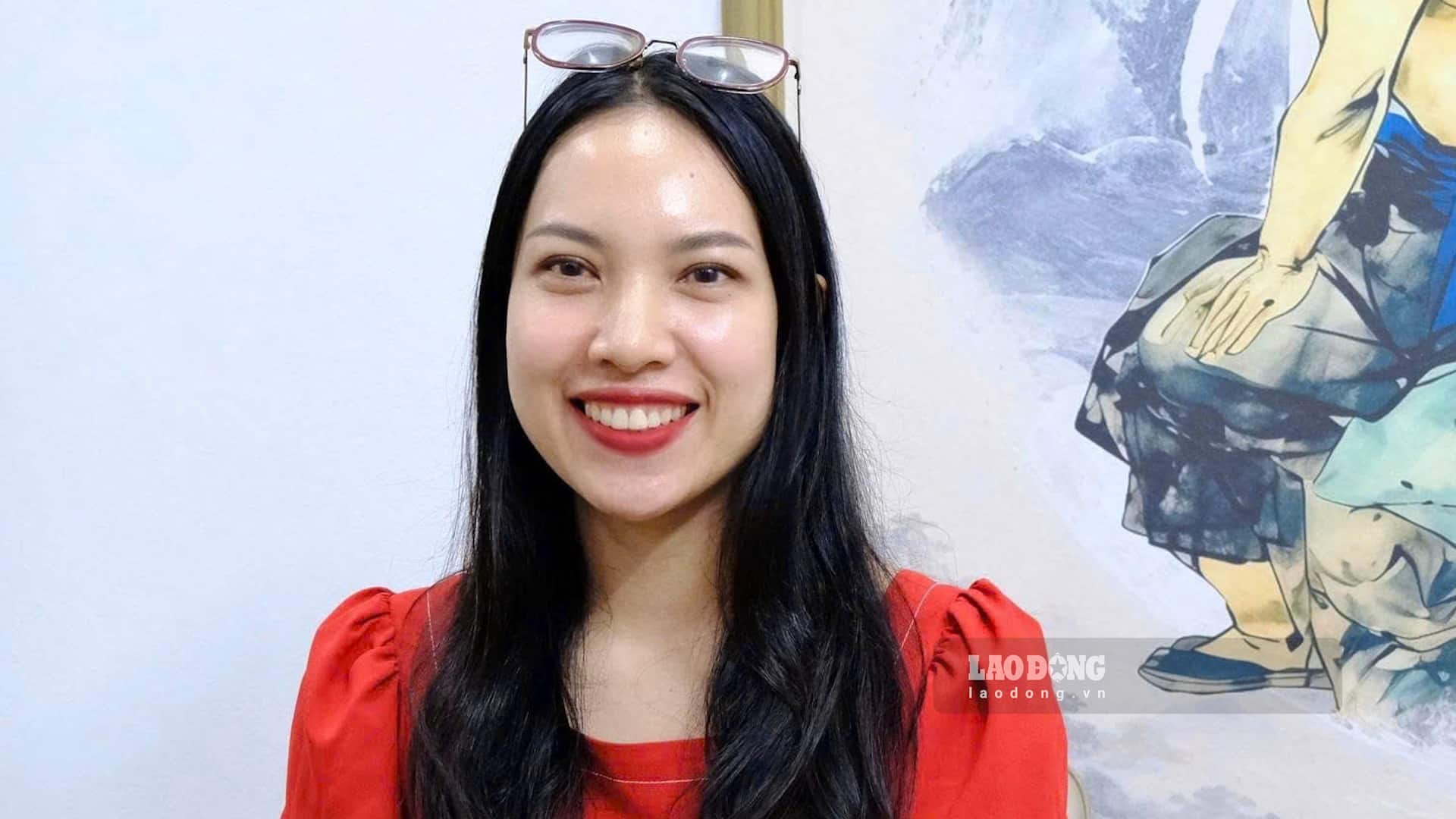 Chuyên viên tâm lý Hoàng Anh - Văn phòng Voice of Therapist. Ảnh: Huyền Trang