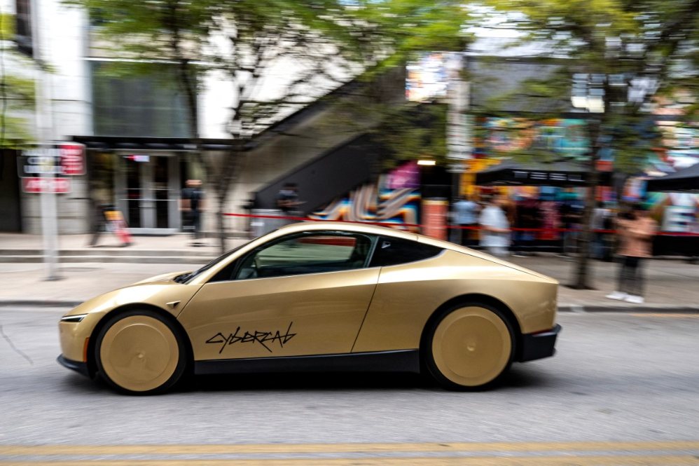 Tesla's self-driving taxi was launched on September 3, in Texas (USA). Photo: AFP