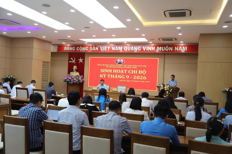 Phu Tho Provincial Labor Federation sets out key activities in September. Photo: Phu Tho Provincial Labor Federation