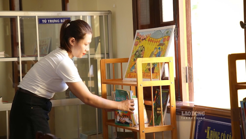 Lớp học, thư viện, phòng thực hành... đều hoàn thiện, sẵn sàng cho năm học mới. Ảnh: Hưng Thơ