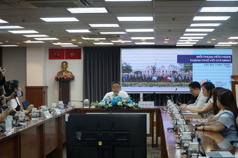 Press conference of the 3rd Ho Chi Minh City Friendship Dialogue in 2026. Photo: Thanh Chan