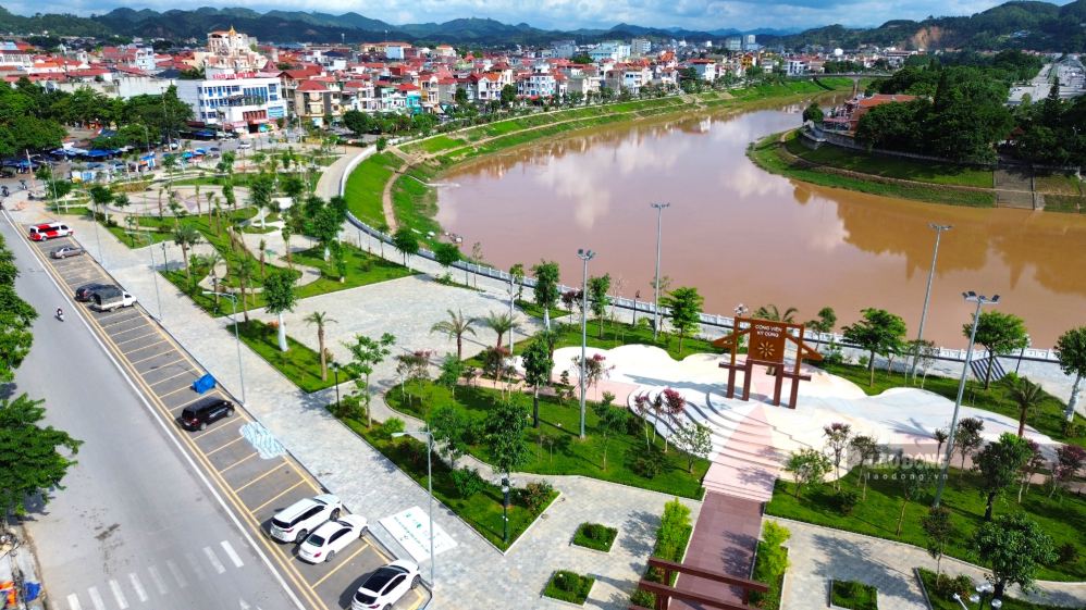 Lang Son invests nearly 397 billion VND to build a park along the Ky Cung River. Photo: Khanh Linh