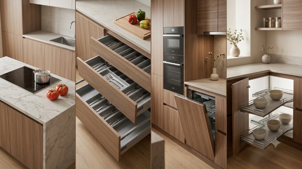Tips for making convenient kitchen cabinets: mistakes homeowners should avoid from the beginning. Illustrative photo: AI