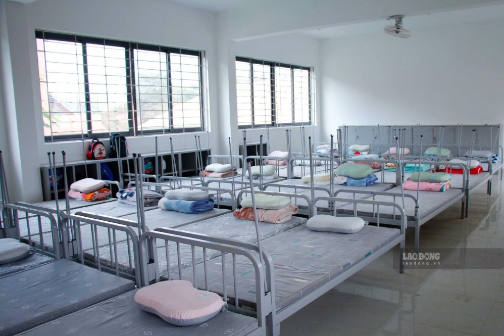Nơi ở và học tập khang trang của hơn 1.000 em học sinh vùng biên giới đã sẵn sàng. Ảnh: Thành An