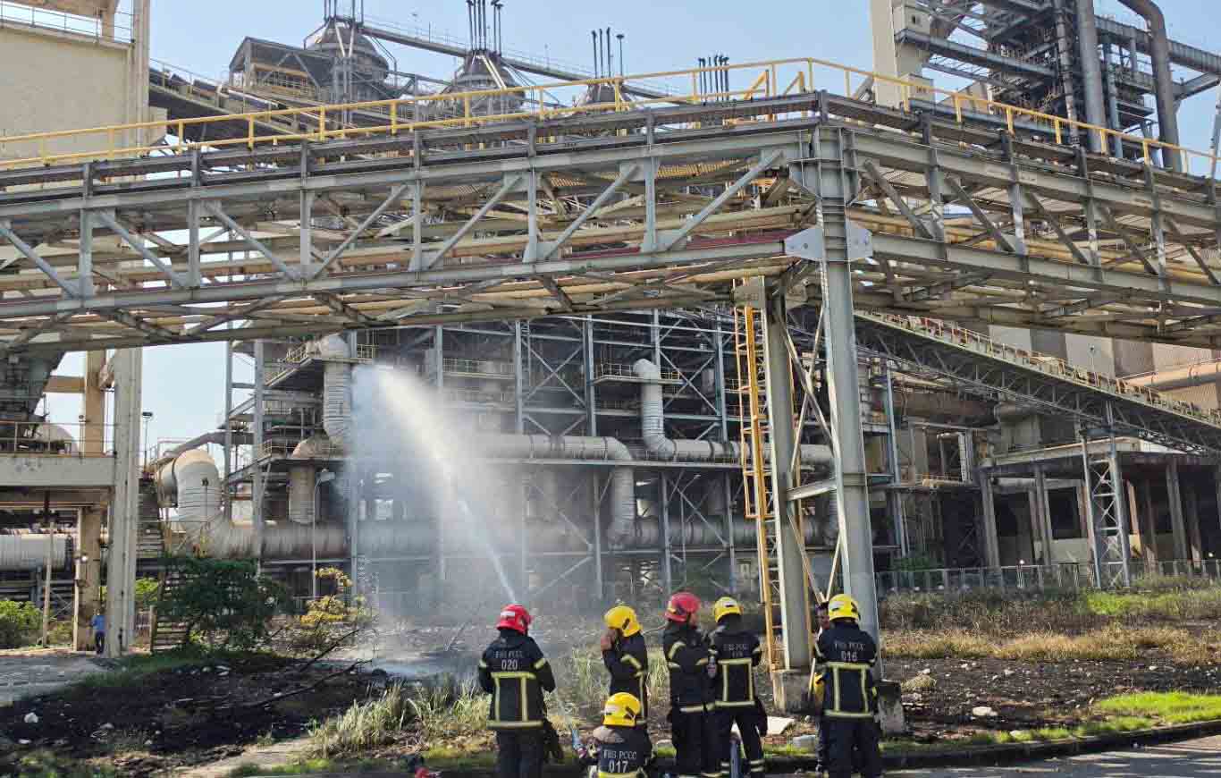 The fire incident at heater No. 3 of Formosa Ha Tinh Company was handled promptly. Photo: Formosa Ha Tinh