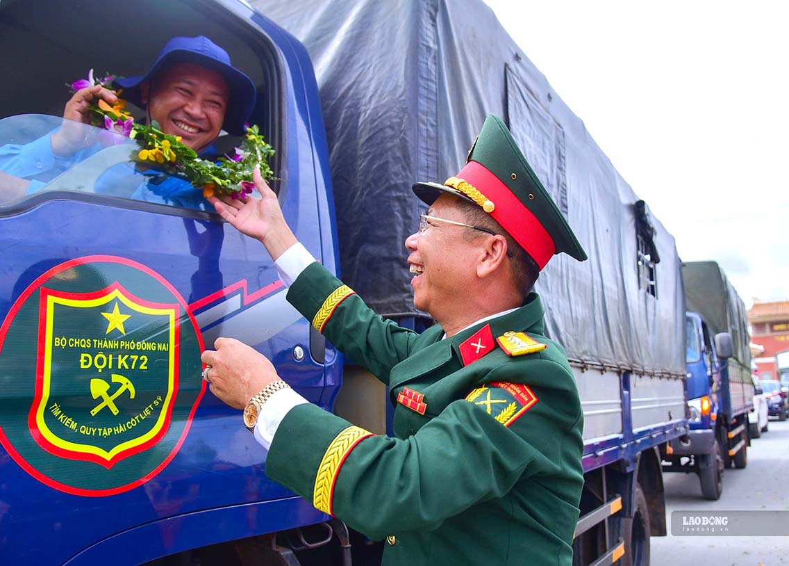 Four Teams K set out to search for and repatriate martyrs' remains in friendly lands. Photo: Huynh Du