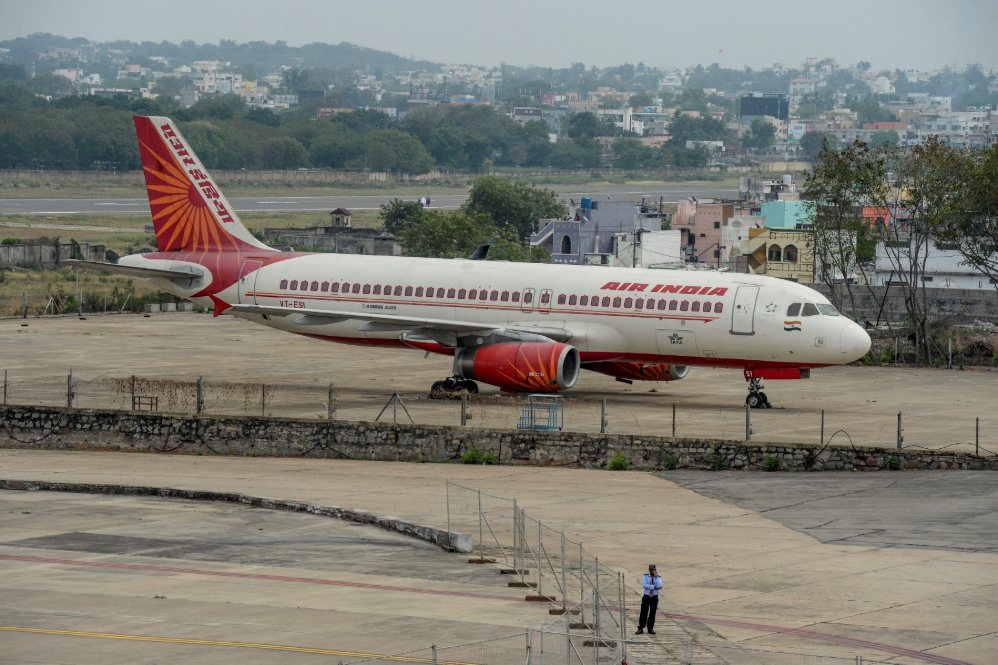 An Airbus A320 aircraft of Indian airline Air India. Photo: AFP