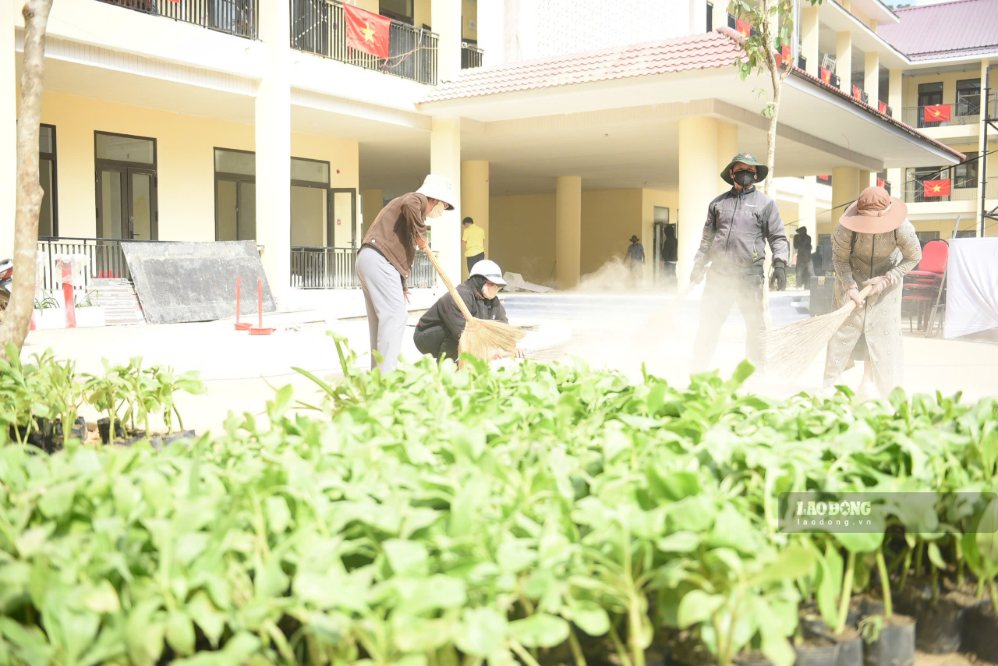 Ngôi trường nội trú liên cấp quy mô 30 lớp học tại xã biên giới Tây Giang sẵn sàng bước vào năm học mới 2026–2027. Ảnh: Nguyễn Linh