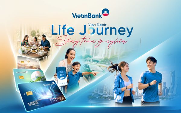 VietinBank launches a trio of Visa Debit Life Journey cards. Photo: Vietinbank