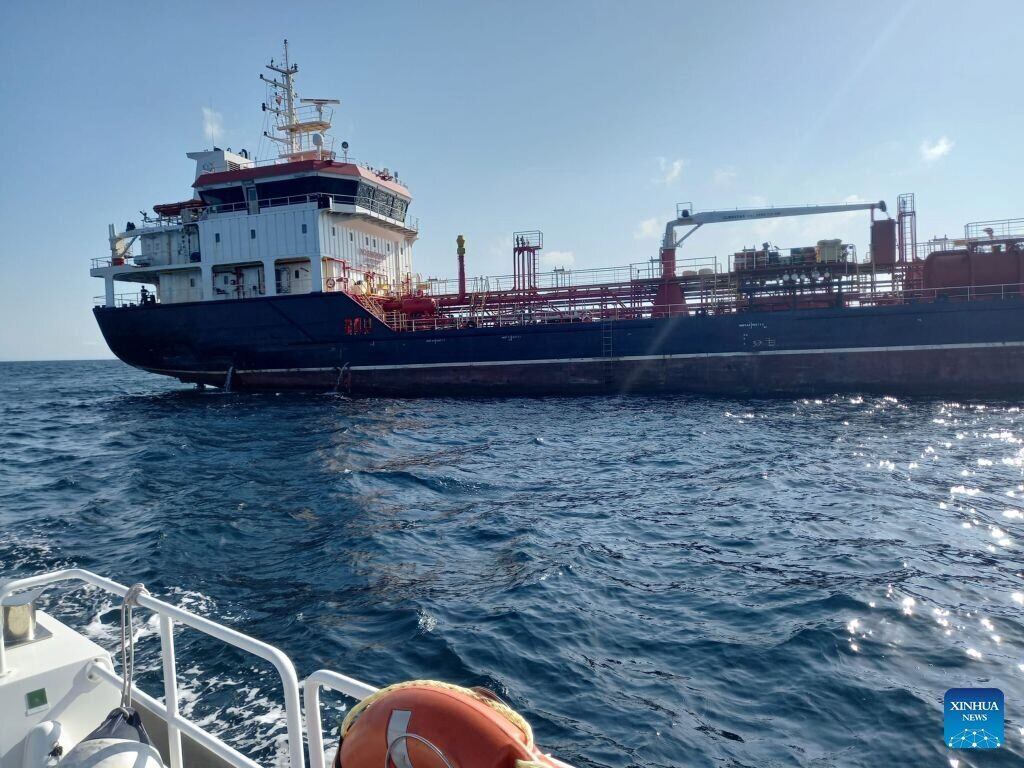 ALSU oil tanker off Turkish coast on September 2. Photo: Xinhua
