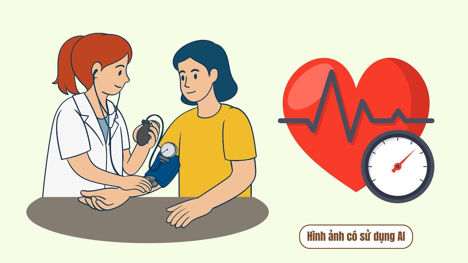 Pointing out foods that increase blood pressure. Graphics: AI