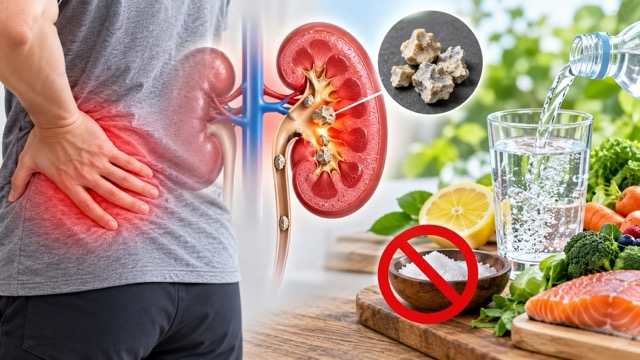 People with kidney stones need to proactively protect kidney function and prevent recurrence of stones. Photo created by AI