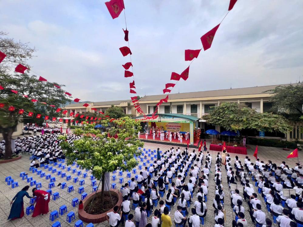 Nhiều trường học ở Phú Thọ khai giảng ngày 5.9. Ảnh: Việt Anh