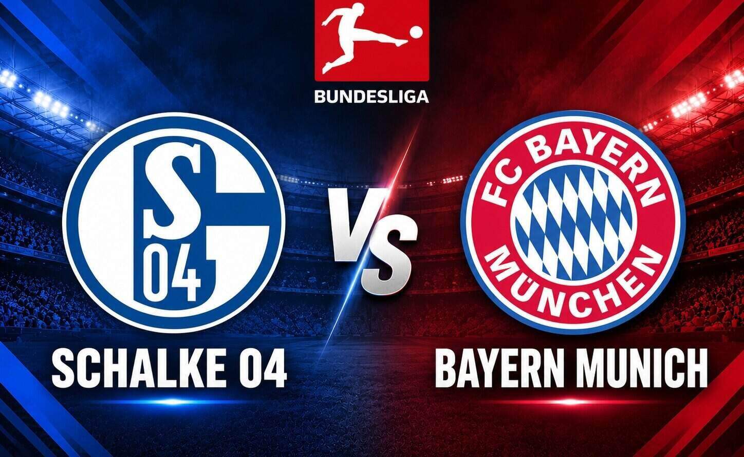 Comments on Schalke 04 vs Bayern Munich in Bundesliga.  Graphics: Van An