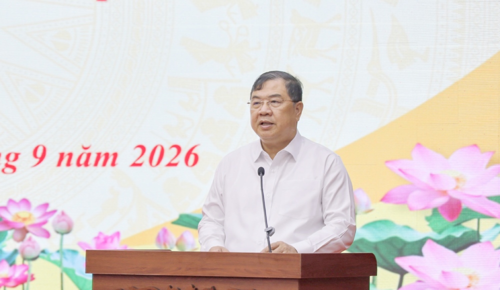 Politburo member, Standing Deputy Prime Minister Pham Gia Tuc requested Dien Bien to propose specific problems to have solutions for economic development. Photo: Dienbien. gov. vn