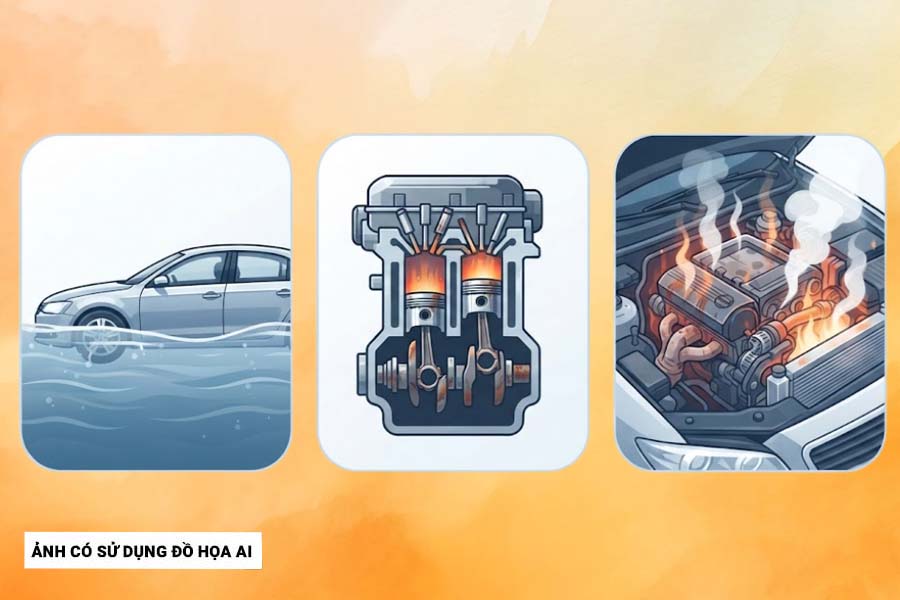 3 cases that easily cause severe damage to car engines