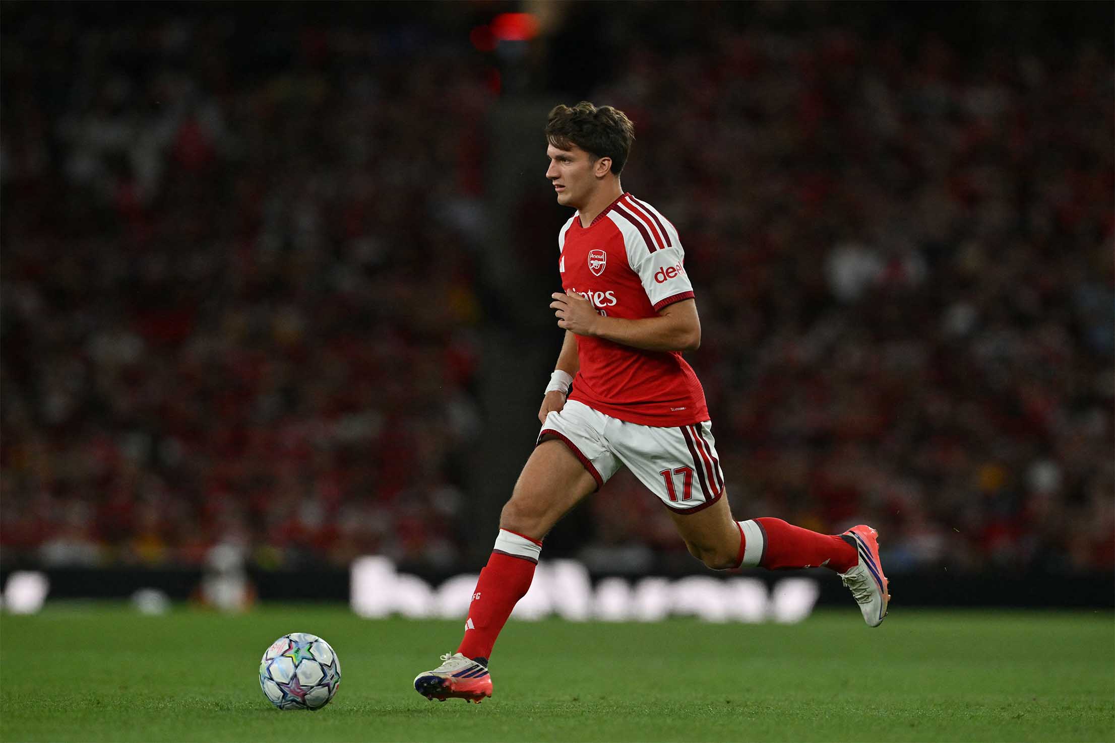 Christos Tzolis là tân binh duy nhất trên hàng công của Arsenal sau kì chuyển nhượng hè 2026. Ảnh: AFP