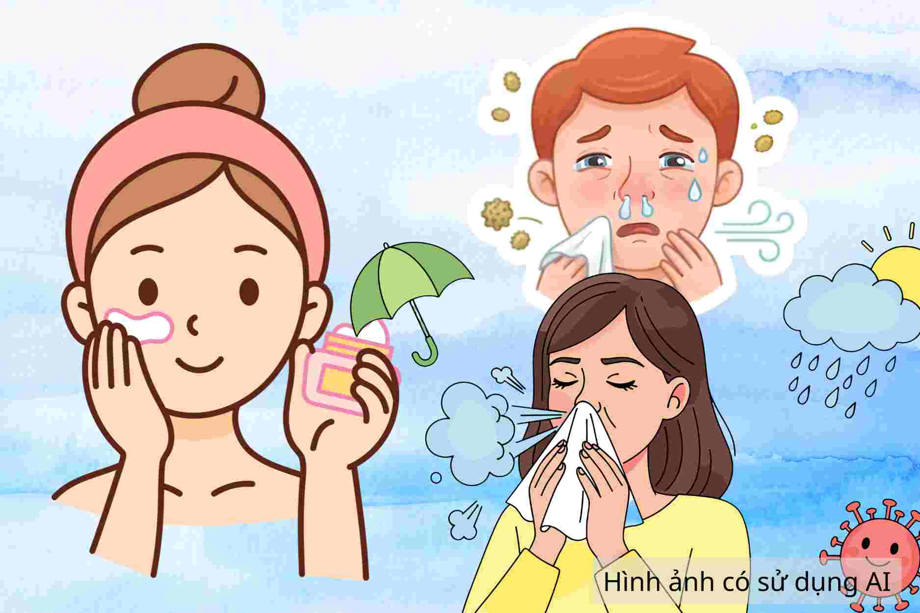 6 ways to care for skin when having weather allergies