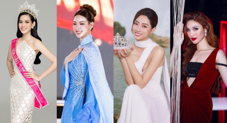 4 Vietnamese representatives enter the top at Miss World. Photo: Sen Vang.