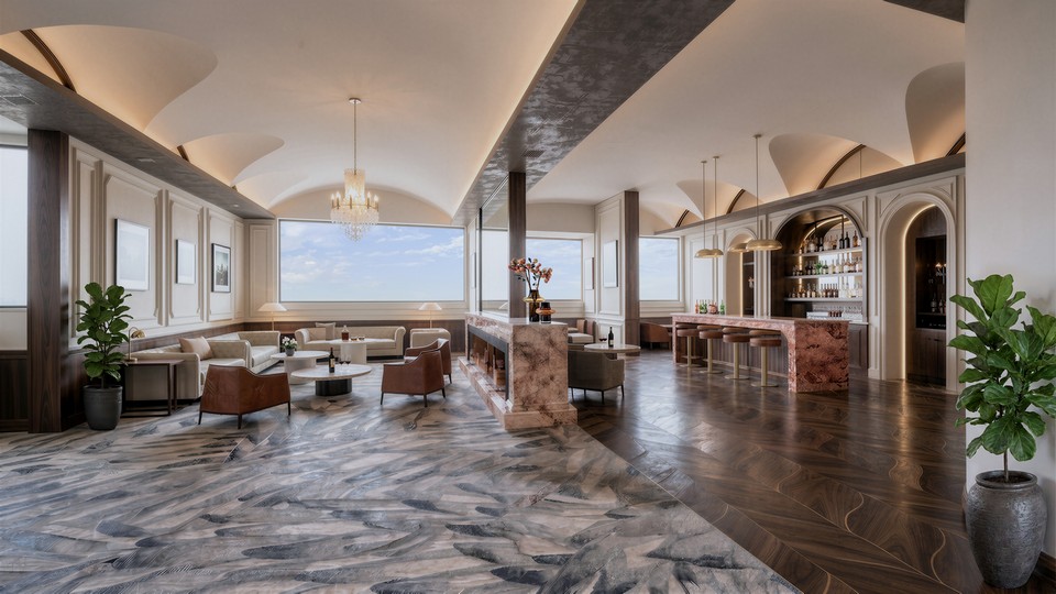 Lounge rượu và xì gà đẳng cấp tại Le Parc Place. Ảnh: ParkCity Hanoi