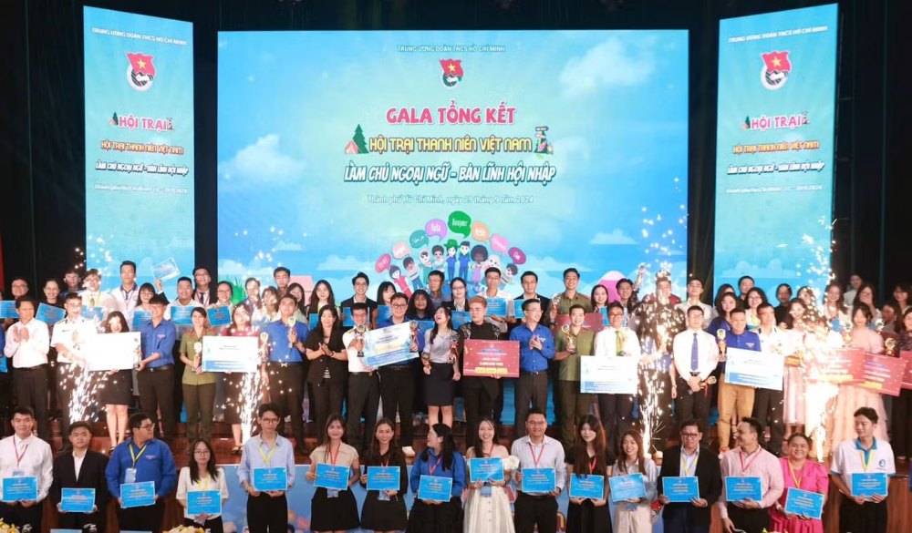 Vietnamese Youth Camp mastering foreign languages - integration bravery in 2024. Photo: Organizing Committee