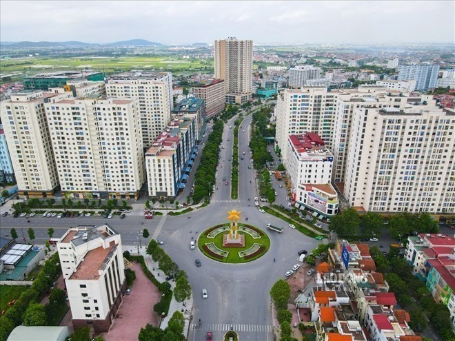 An urban area in Vo Cuong ward, Bac Ninh province. Photo: Van Truong