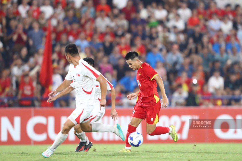 U20 Vietnam meets U20 Iran in the final match of the 2027 AFC U20 Asian Cup qualifiers. Photo: Minh Dan