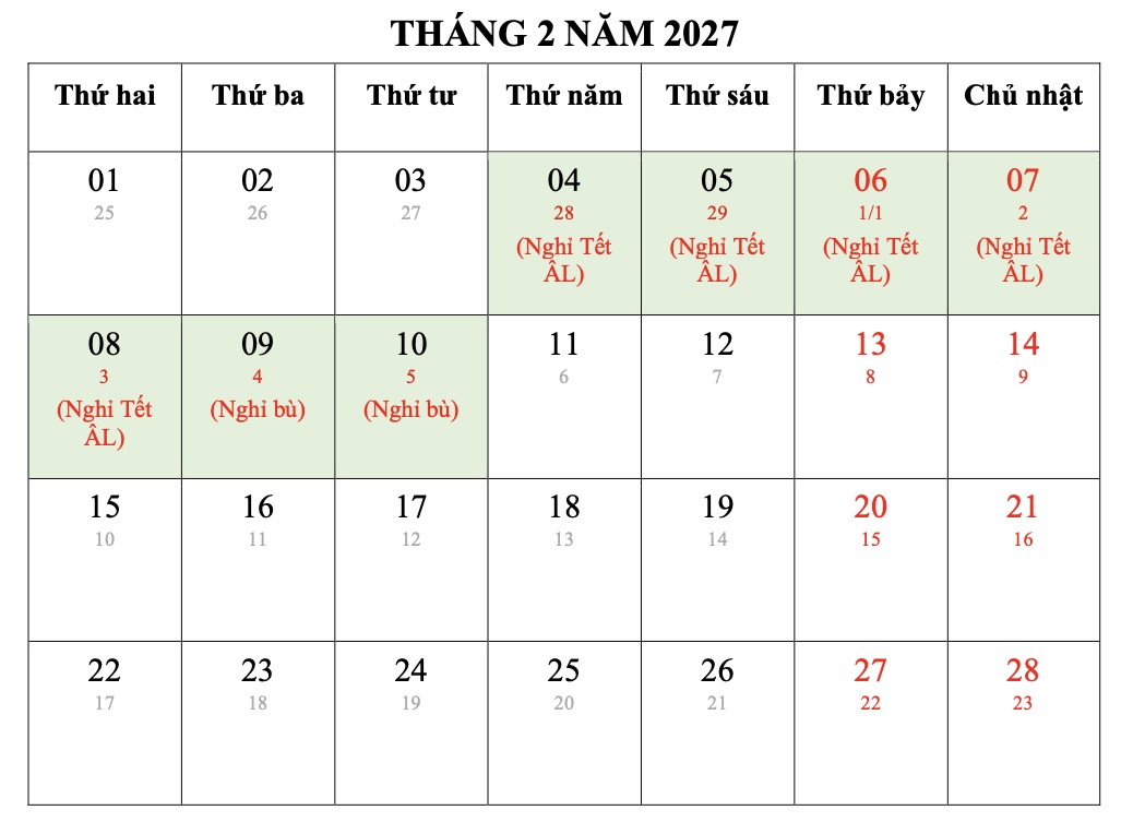 Phương án 1: