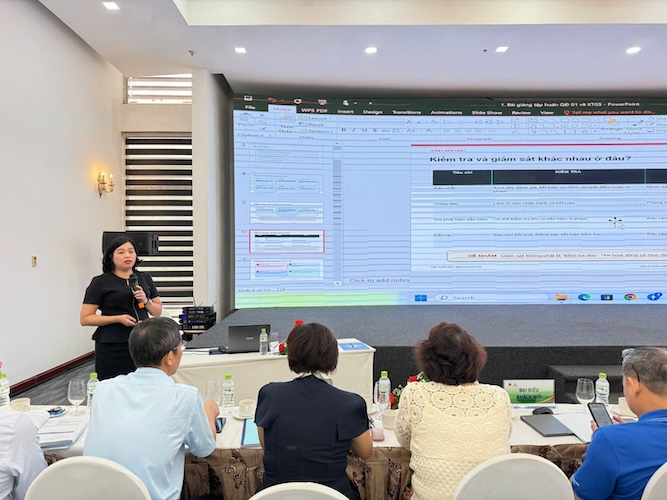 Petrovietnam Trade Union organizes professional training on inspection and supervision work in 2026. Photo: Petrovietnam Trade Union