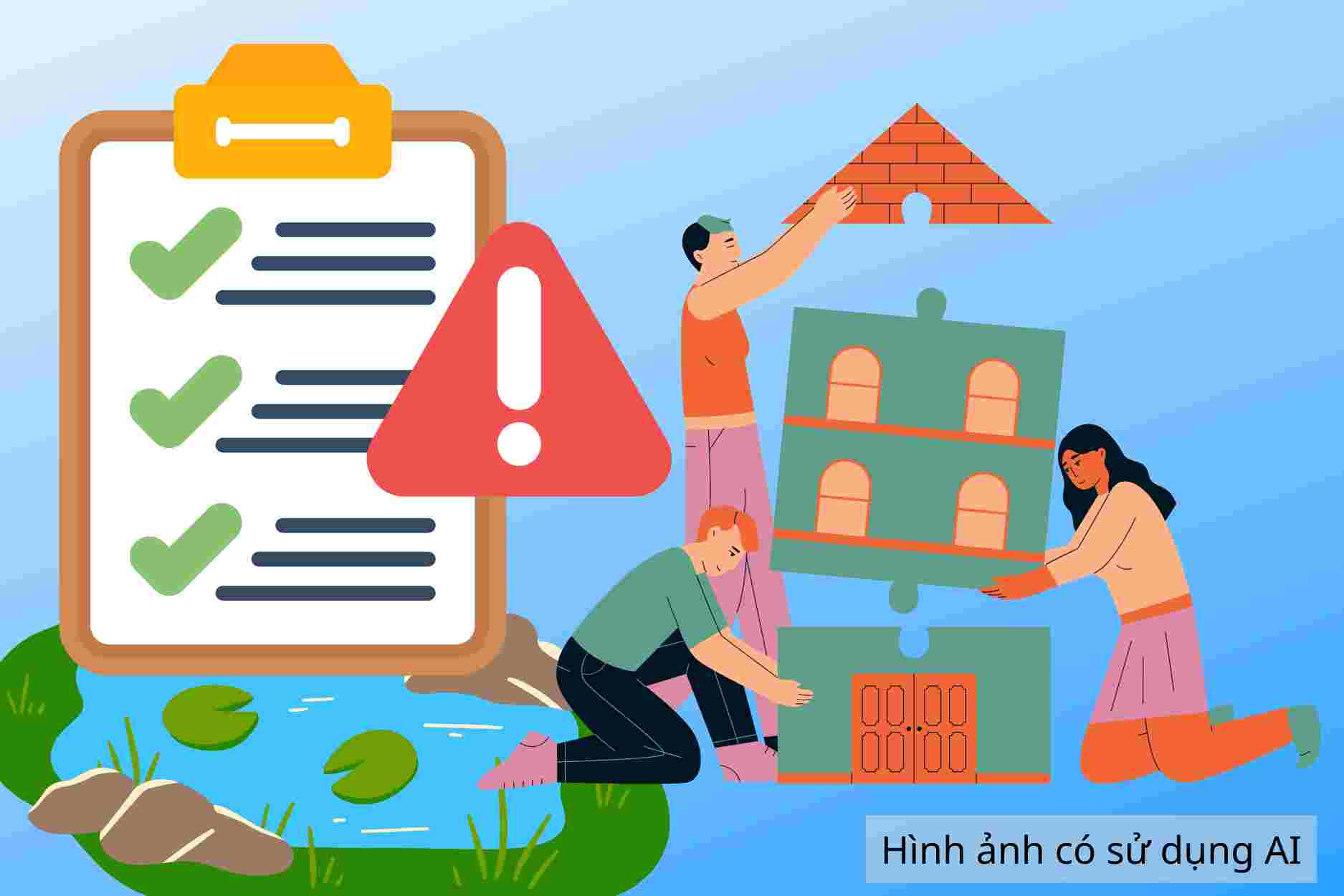 Ministry responds to the issuance of red books for pond garden land that has arbitrarily built houses