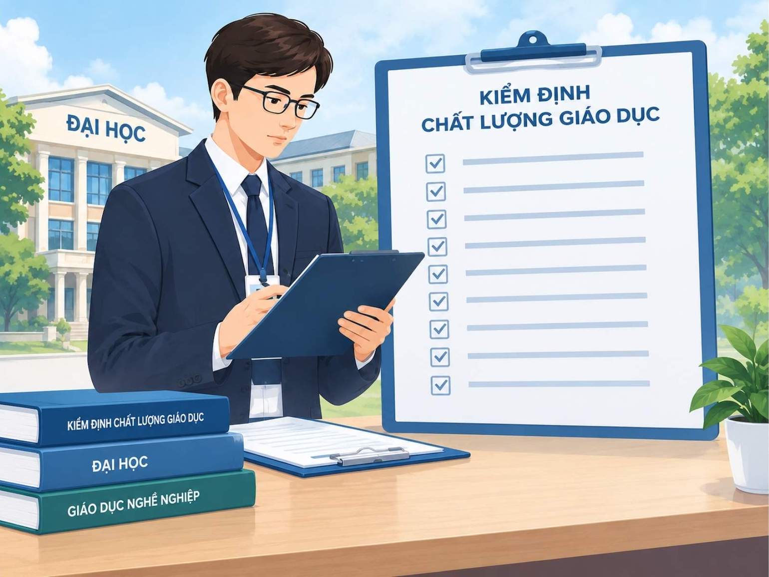 The draft Circular Regulating accreditators for higher education and vocational education states 9 things accreditors are not allowed to do. Graphics: AI