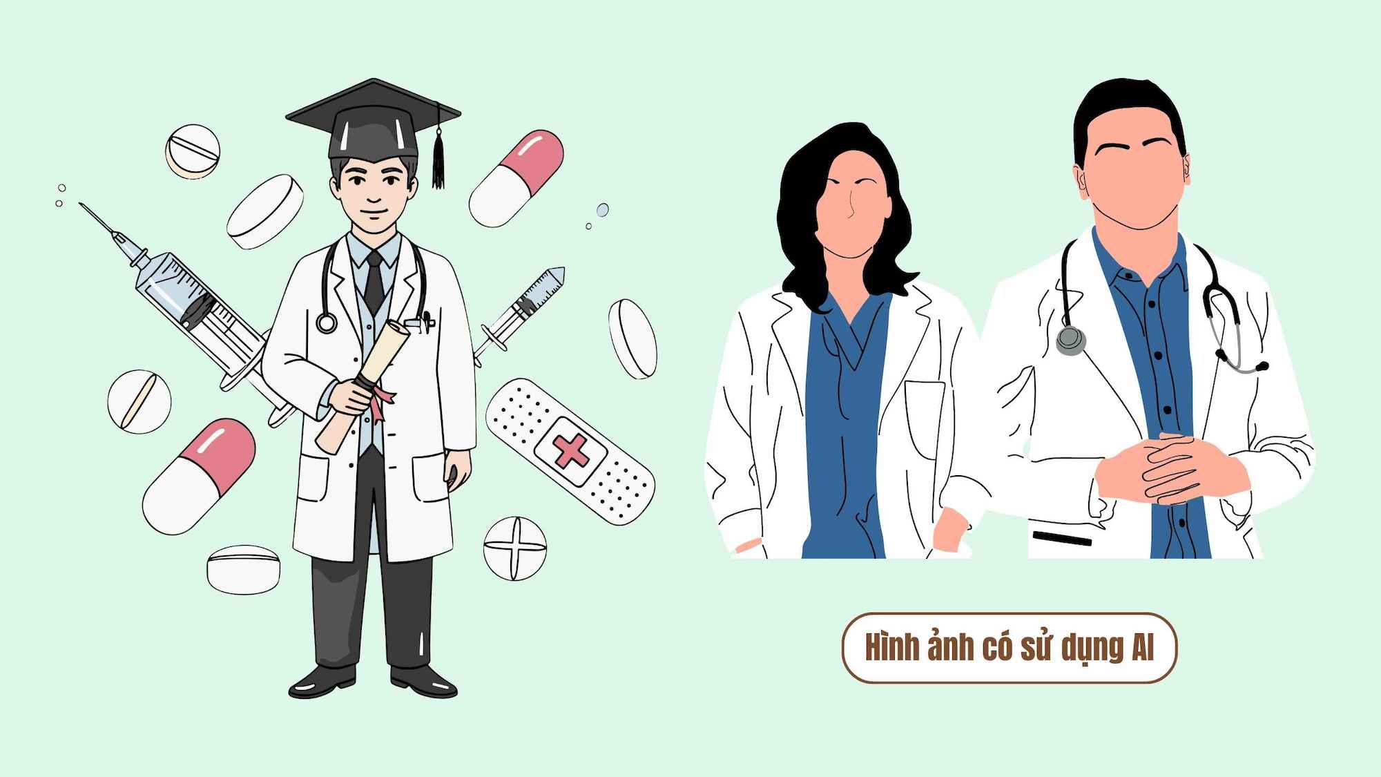 The Ministry of Health proposes to abolish the training of specialist doctors I and II from 2027. Graphics: AI