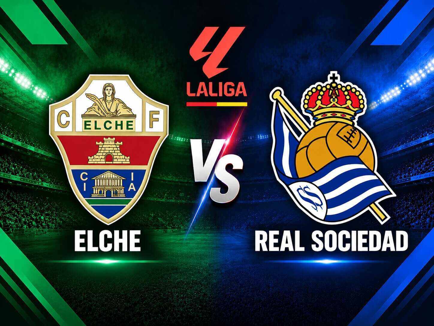 Predicción de fútbol Elche vs Real Sociedad en La Liga. Gráfico: Văn An