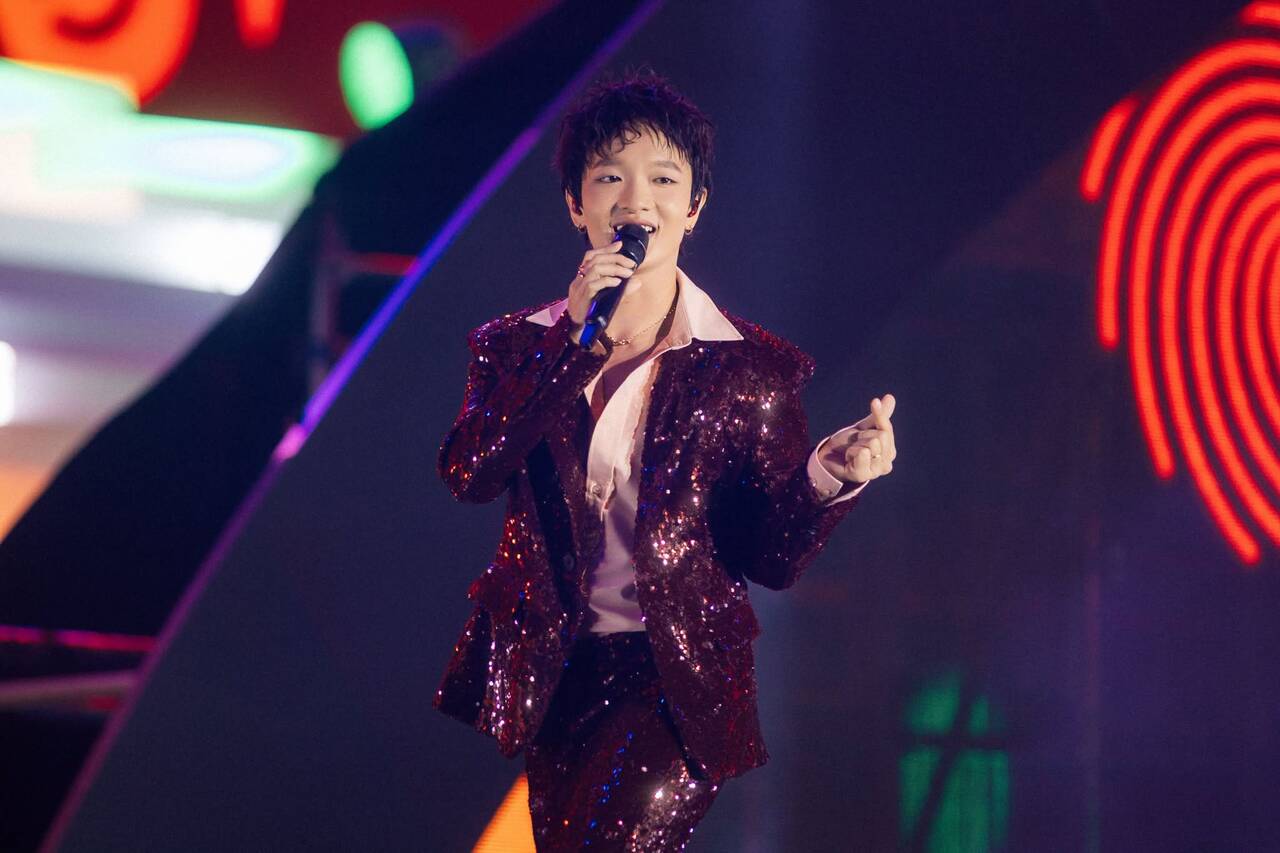 Xoay Tron Concert Day 3 of Hoang Dung takes place in Hung Yen. Photo: Artist provided