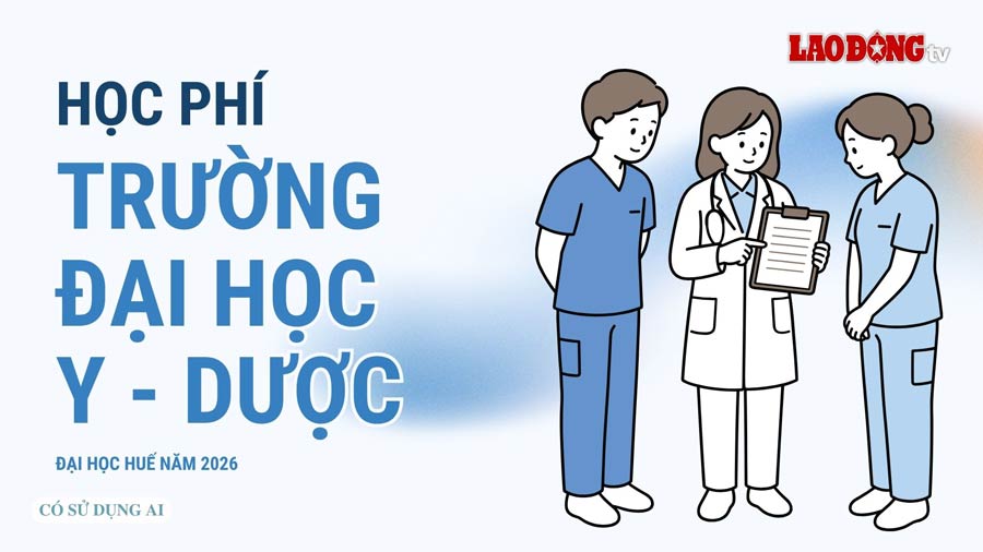 Frais de scolarité de l'Université de médecine et de pharmacie, Université de Hué en 2026