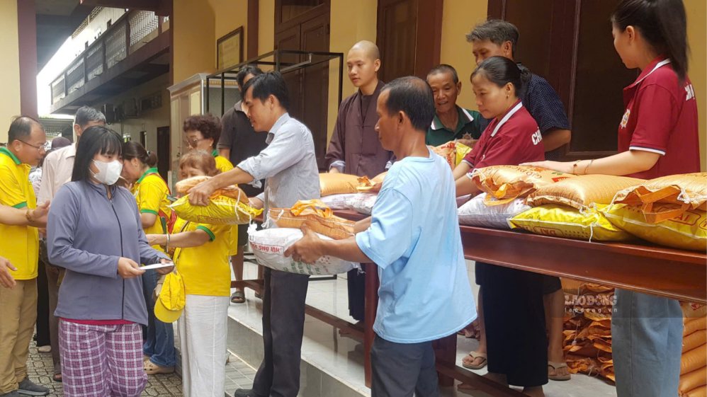 The activities of the Vinh Long Front contribute to spreading the spirit of solidarity and jointly taking care of social security. Photo: Hoang Loc