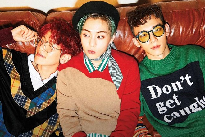 Chen, Baekhyun and Xiumin (EXO) requested a temporary suspension of contracts with INB100 due to settlement disputes. Photo: Lotte