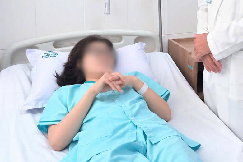 After treatment, the patient's condition is stable, less pain, and convenient living. Photo: Hospital provided