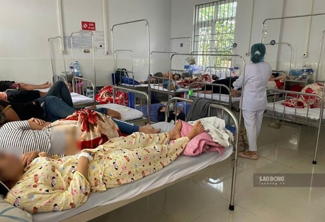 Food poisoning patients treated at An Khe Medical Center have now been discharged from the hospital. Photo: Thanh Tuan
