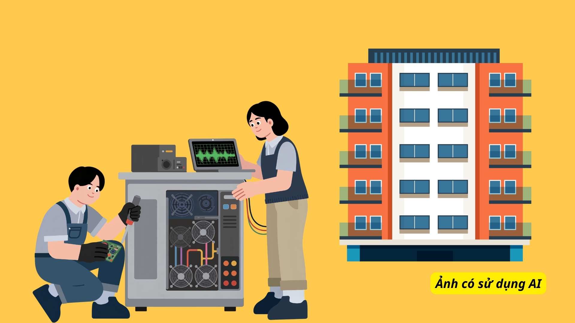 Apartments without maintenance plans fined up to 100 million VND. Graphics: AI