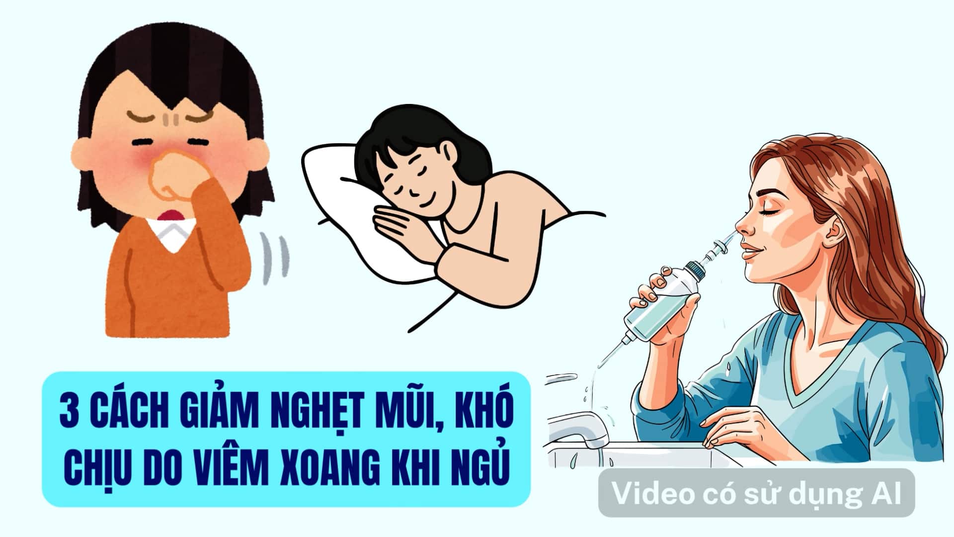 3 ways to reduce nasal congestion and discomfort caused by sinusitis while sleeping